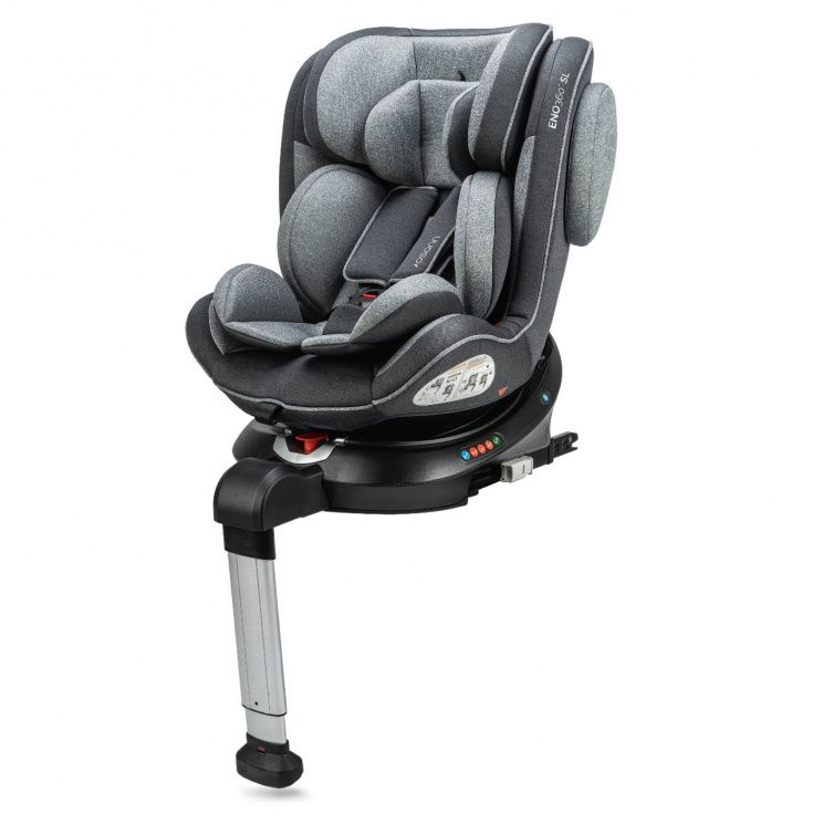 Детское автокресло Osann ENO360 SL Grey 0-36 кг, c isofix и упором в пол, группа 0+/1/2/3 до 12 лет  #1