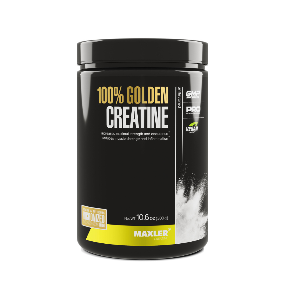 Креатин моногидрат микронизированный Maxler 100% Golden Creatine Micronized 300г  #1