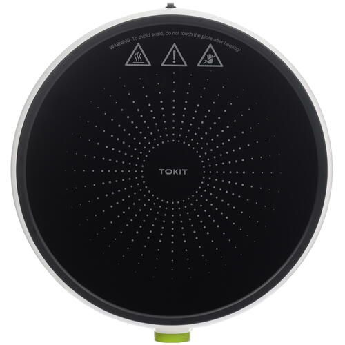 Плита компактная электрическая TOKIT Smart Induction Coocker белый 2.1 кВт, конфорок - 1 шт, переключатели #1