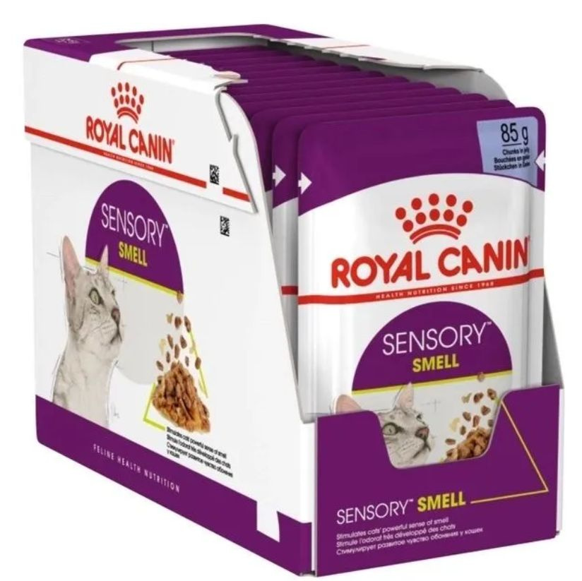 Корм для кошек влажный Royal Canin, стимулирующий обонятельные рецепторы, кусочки в желе 12шт x 85г  #1