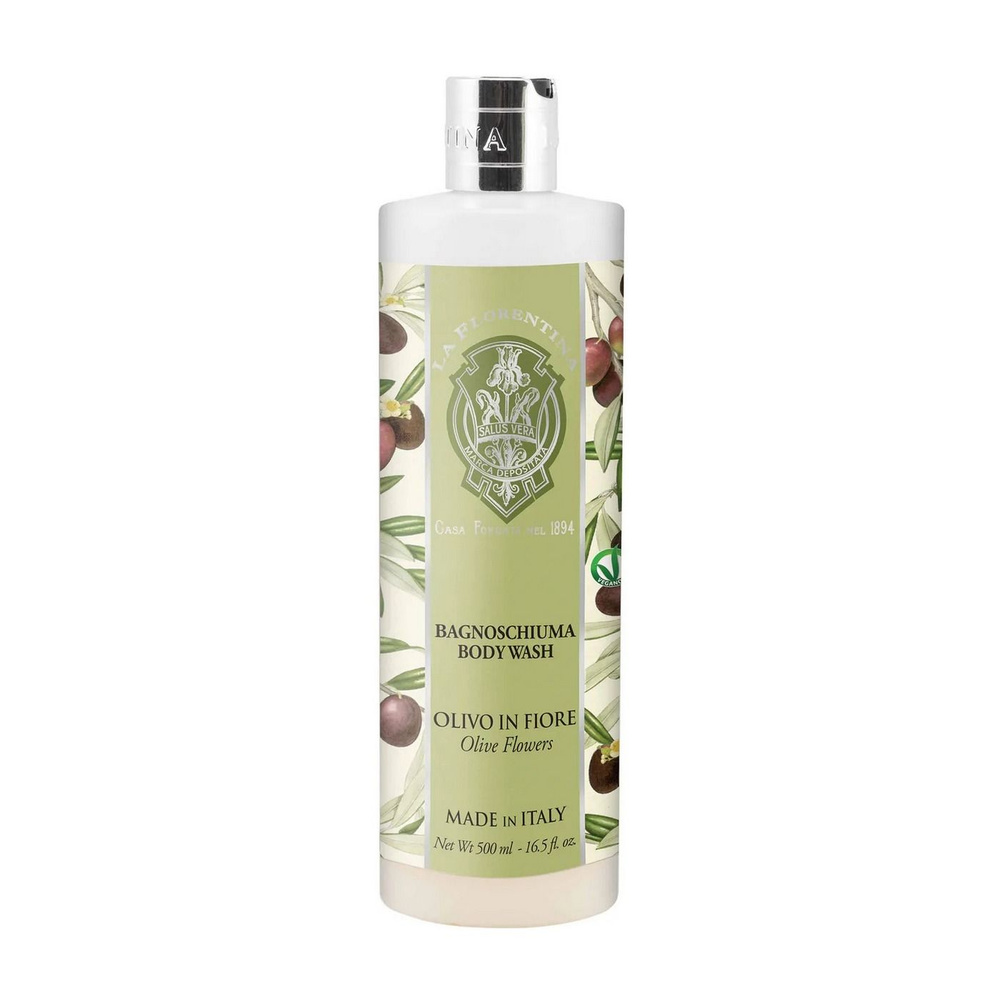 La Florentina Body Wash Olive Flowers Пена для ванн увлажняющая с оливковым маслом и экстрактом Цветов #1