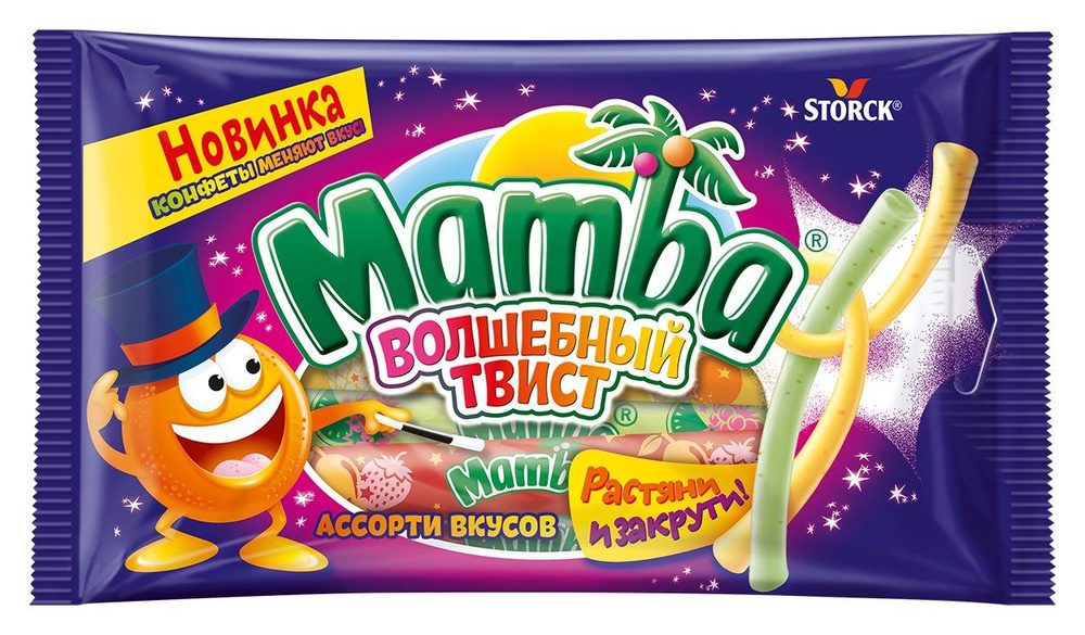 Конфеты жевательные Mamba Волшебный твис, 70г. #1