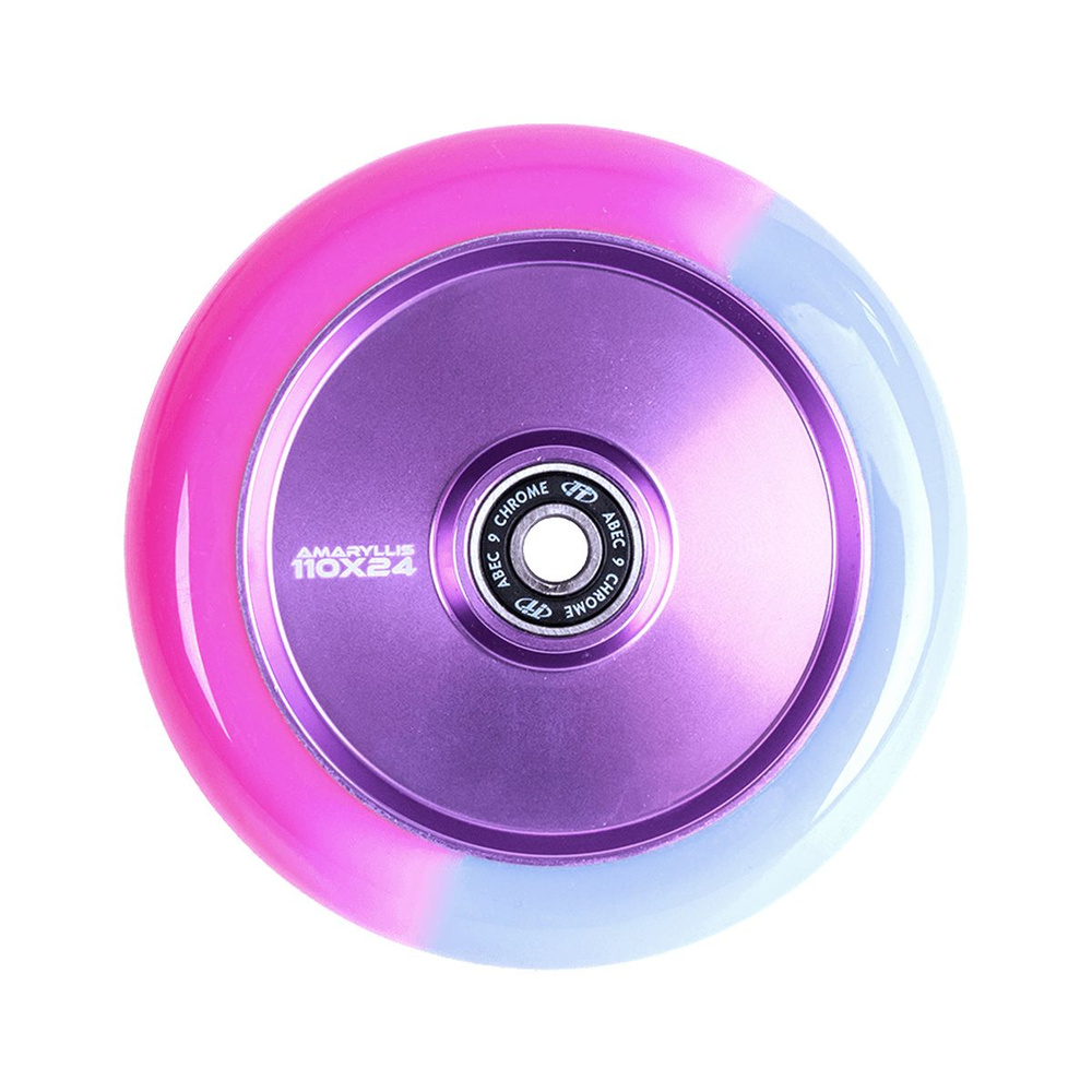 Колесо для трюкового самоката TECH TEAM Amarillis 110x24 Purple/Pink #1