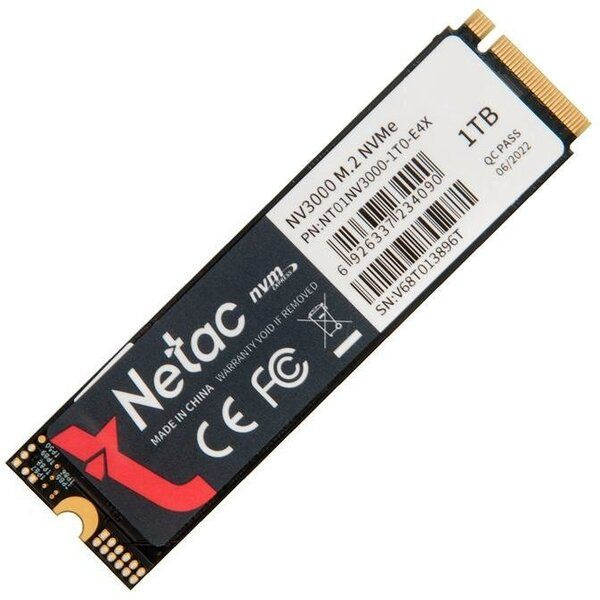Netac 1 ТБ Внешний жесткий диск SSD жесткий диск M.2 2280 NVME 1TB NT01NV3000-1T0-E4X NETAC (nt01nv3000-1t0-e4x), #1