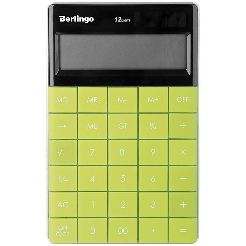Калькулятор настольный Berlingo "Power TX", 12 разр., двойное питание, 165*105*13 мм  #1