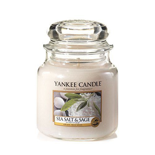 Yankee Candle Свеча ароматическая "морская соль и шалфей", 13 см х 9.5 см, 1 шт  #1