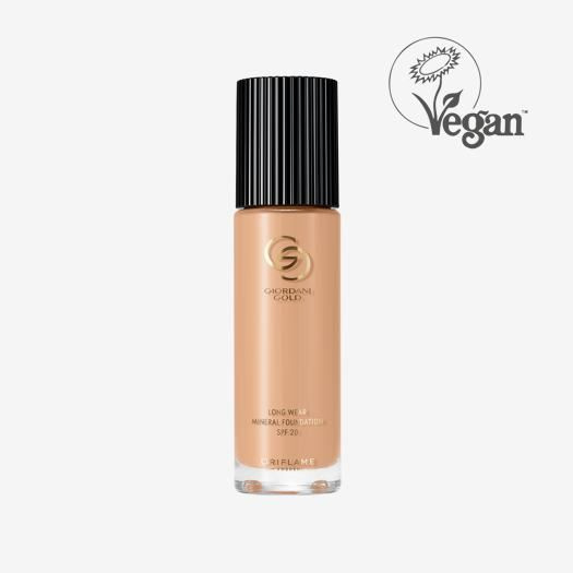 Oriflame Стойкая минеральная тональная основа Giordani Gold, Porcelain Warm/Теплый Фарфоровый, 30 мл #1