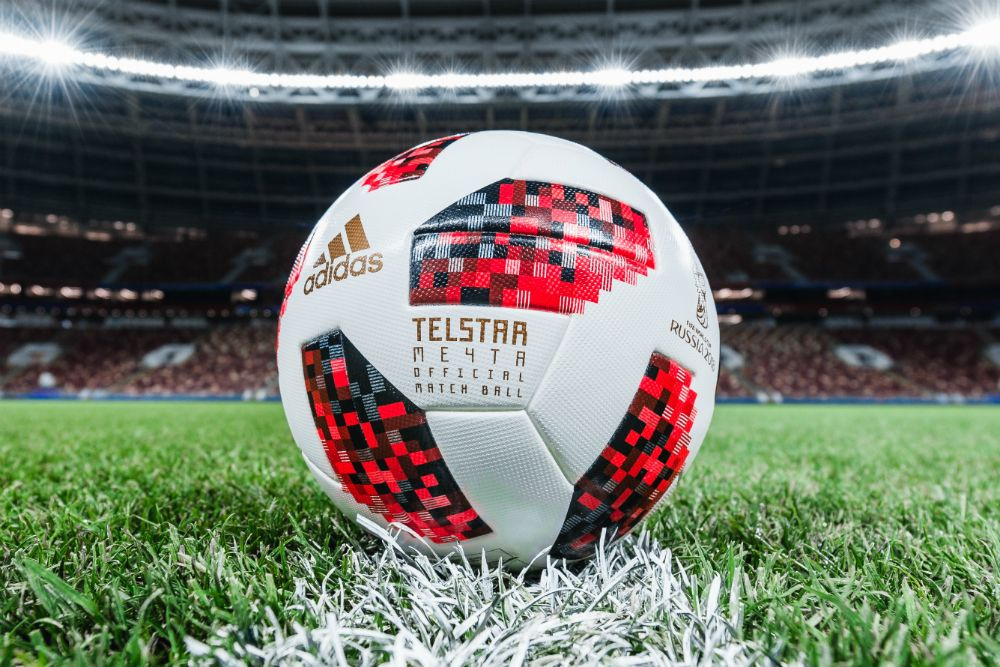 Футбольный мяч Telstar, 5 размер, белый, красный #1