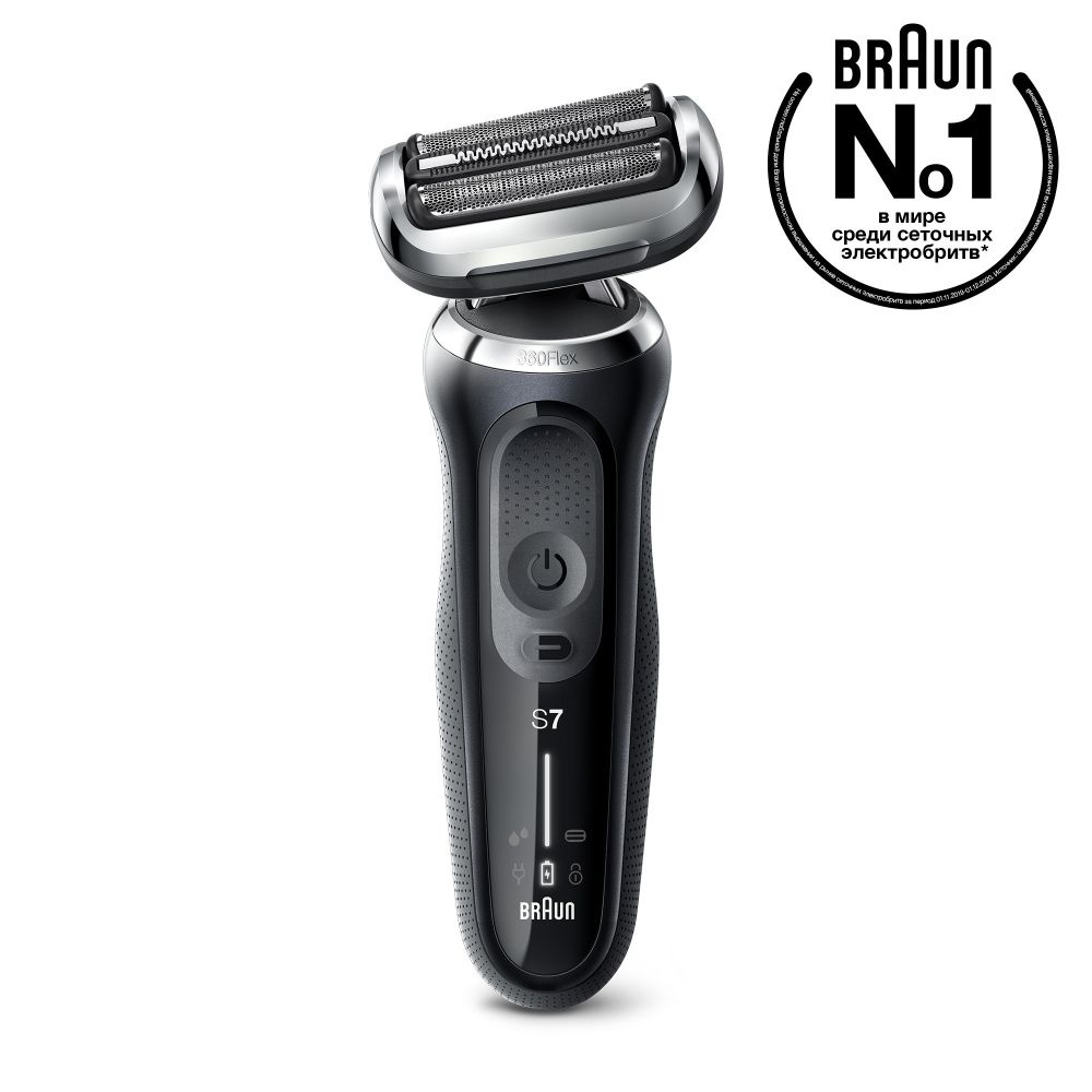 Электрическая бритва Braun S7 71-N1000S Black/Noire Wet&Dry 360 #1