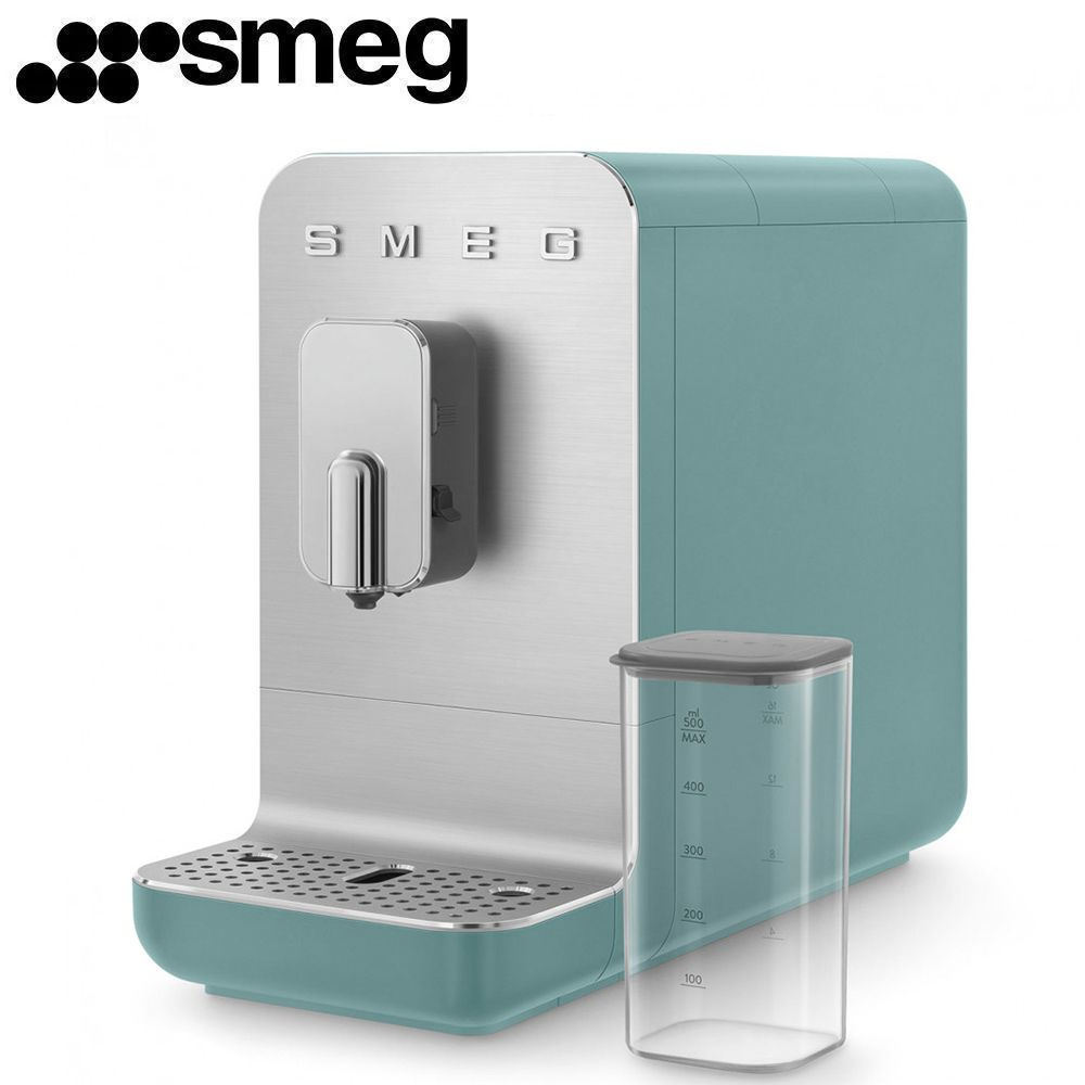 Кофемашина автоматическая SMEG BCC13EGMEU, изумрудно-зеленый, 5 кофейных напитков, 4 молочных  #1