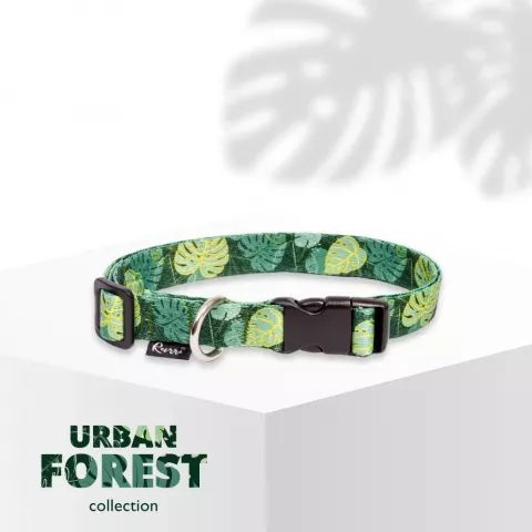 Rurri Ошейник для собак Urban Forest, L, 20 мм, 56 см #1