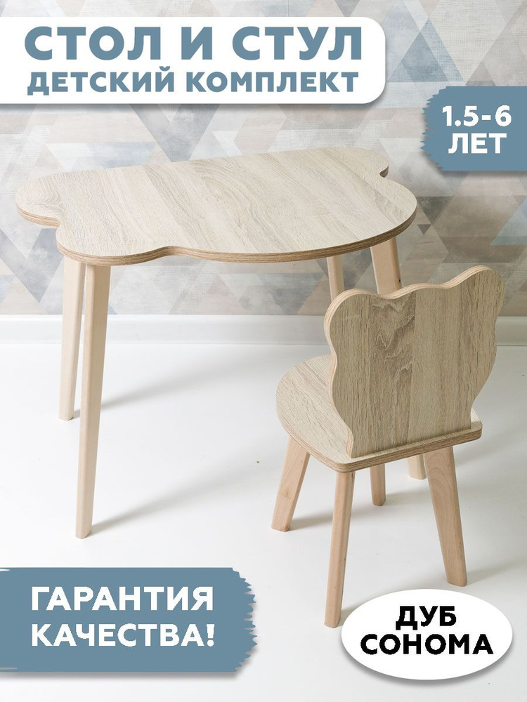 Комплект детской мебели/стул и стол #1