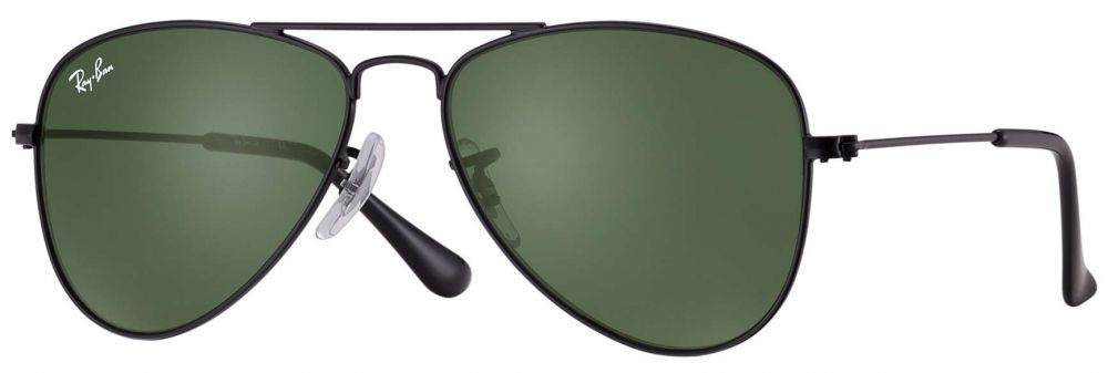 Солнцезащитные очки детские, авиаторы RAY-BAN с чехлом, линзы зеленые RJ9506S-201/71/50-13  #1