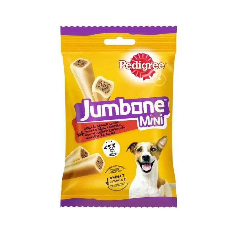Лакомство Pedigree "Jumbone Mini", для миниатюрных собак, с говядиной, 2шт по 160г  #1
