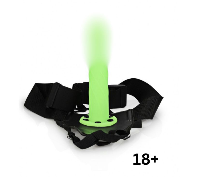 Shots Media BV Зеленый страпон-фаллопротез со спиралевидной фактурой - 20,6 см.  #1