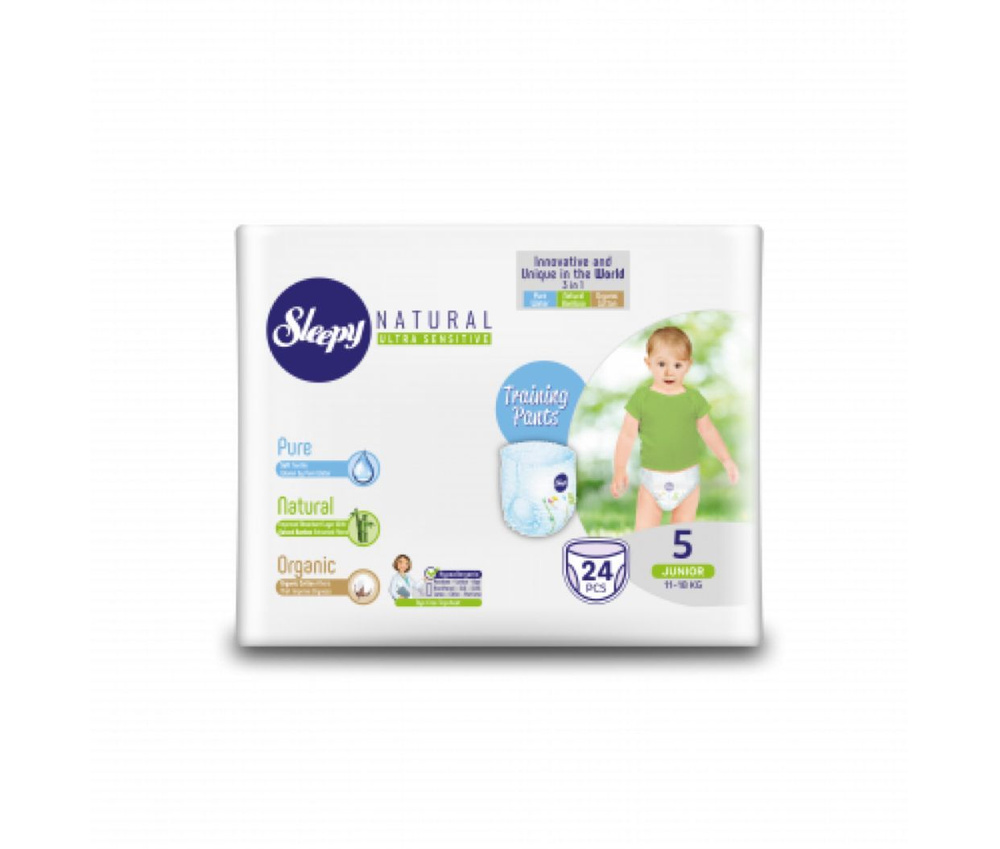 Подгузники трусики Sleepy Junior Plus 5+ 22, 13-20кг #1