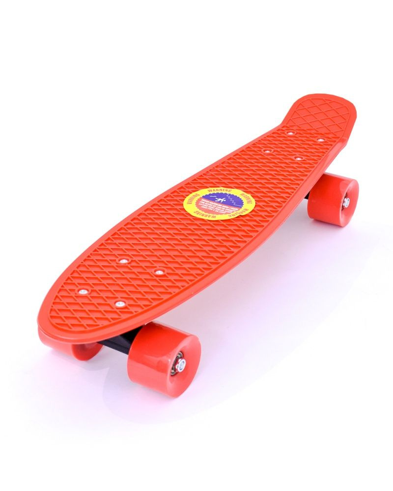 Скейт КНР Красный, пластик, 55 см, колеса PVC (C-25937) #1
