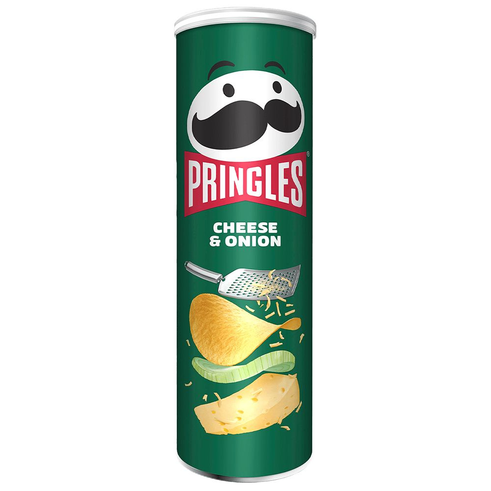 Чипсы картофельные Pringles Cheese & Onion со вкусом сыра и лука 165 г  #1