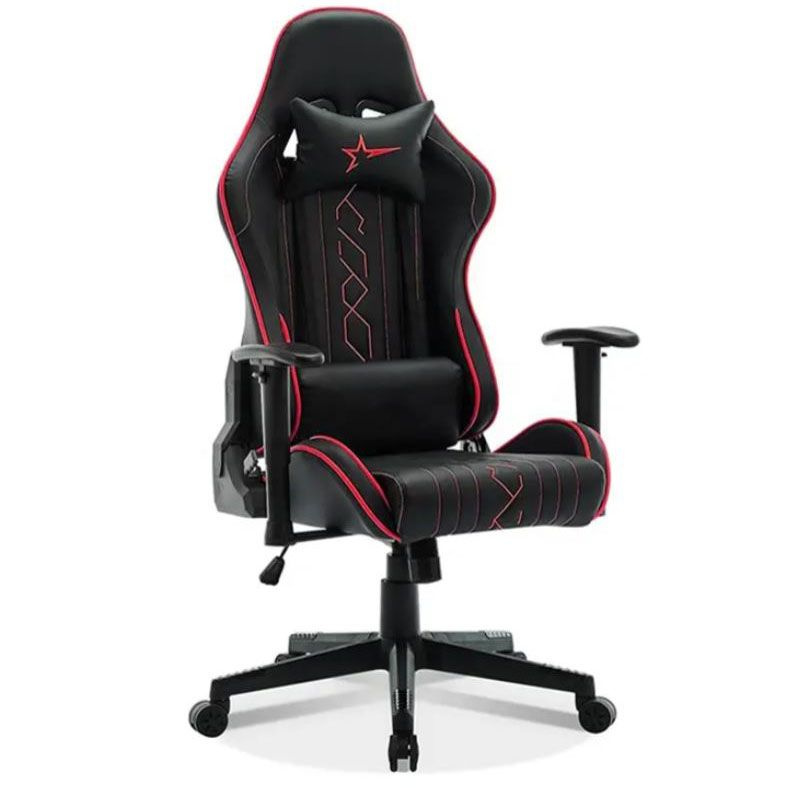 CyberZone Игровое компьютерное кресло, красный с черным 12 #1