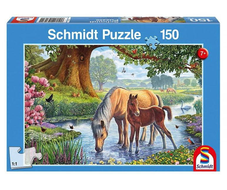 Детские Пазлы Schmidt: Лошади на реке 150 Эл (56161) #1