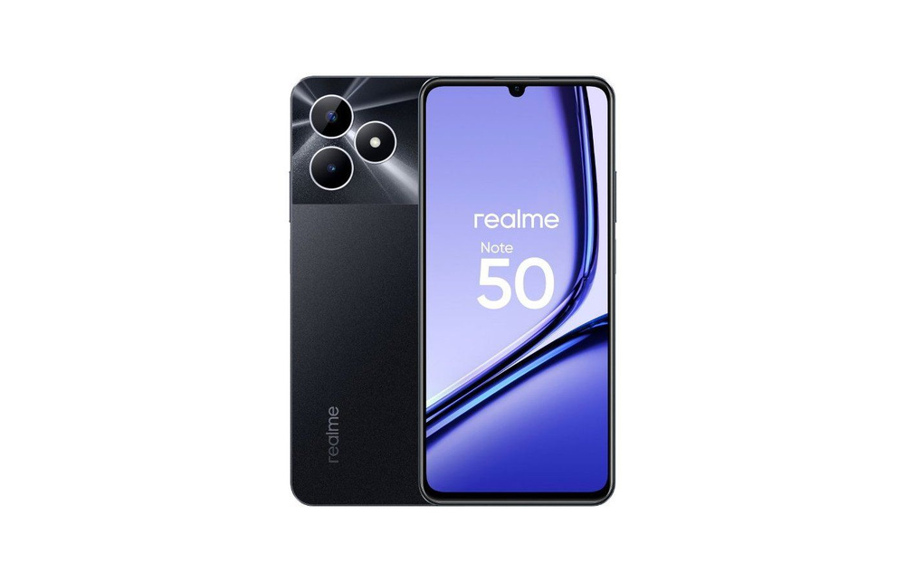 realme Смартфон Note 50 4/128 ГБ, черный #1