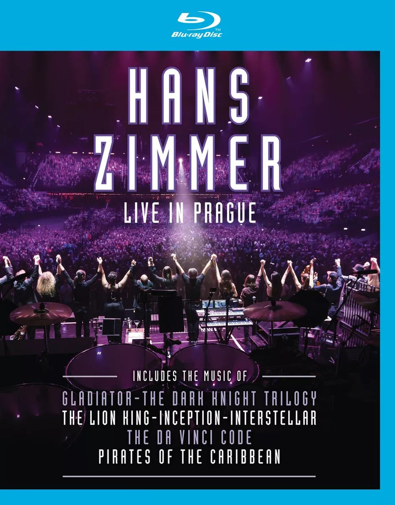 Hans Zimmer Live in Prague Blu-ray (блю рей)(прекрасный концерт, море саундтреков)  #1