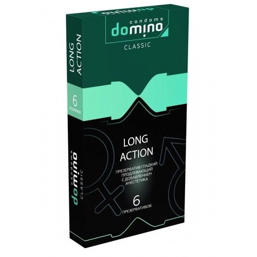 Презервативы с продлевающим эффектом Domino Classic Long Action 6 шт  #1