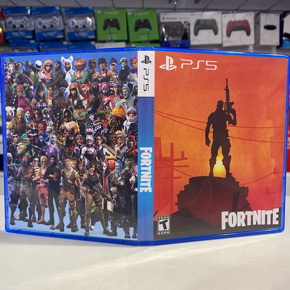 Игра "Fortnite" PS5 - Кастомная обложка для диска #1