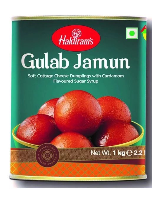 Гулаб Джамун - Мягкие шарики из творога с кардамоном в сахарном сиропе, Индийские сладости, 1 кг  #1
