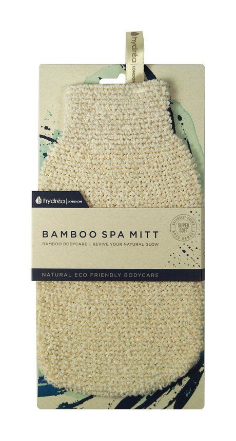 Мягкая рукавичка для массажа и пилинга из волокон бамбука и хлопка Bamboo Gentle Exfoliating Mitt  #1