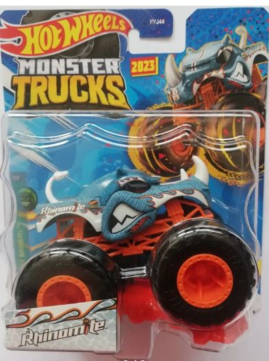 Машинка Hot Wheels Monster Trucks Rhinomite / Монстр-трак Хот Вилс Акула  #1