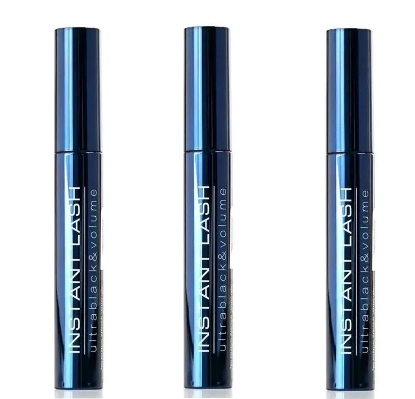 JEANMISHEL Тушь для ресниц INSTANT LASH ultrablack&volume, супер черная, объемная, 10 мл, 3 шт  #1