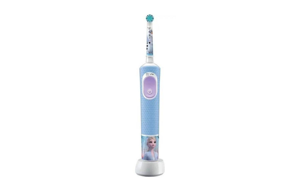 Oral-B Электрическая зубная щетка Vitality Pro D103 Kids Frozen, голубой  #1