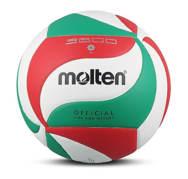 Jeser Мяч волейбольный, 5 размер, зеленый #1