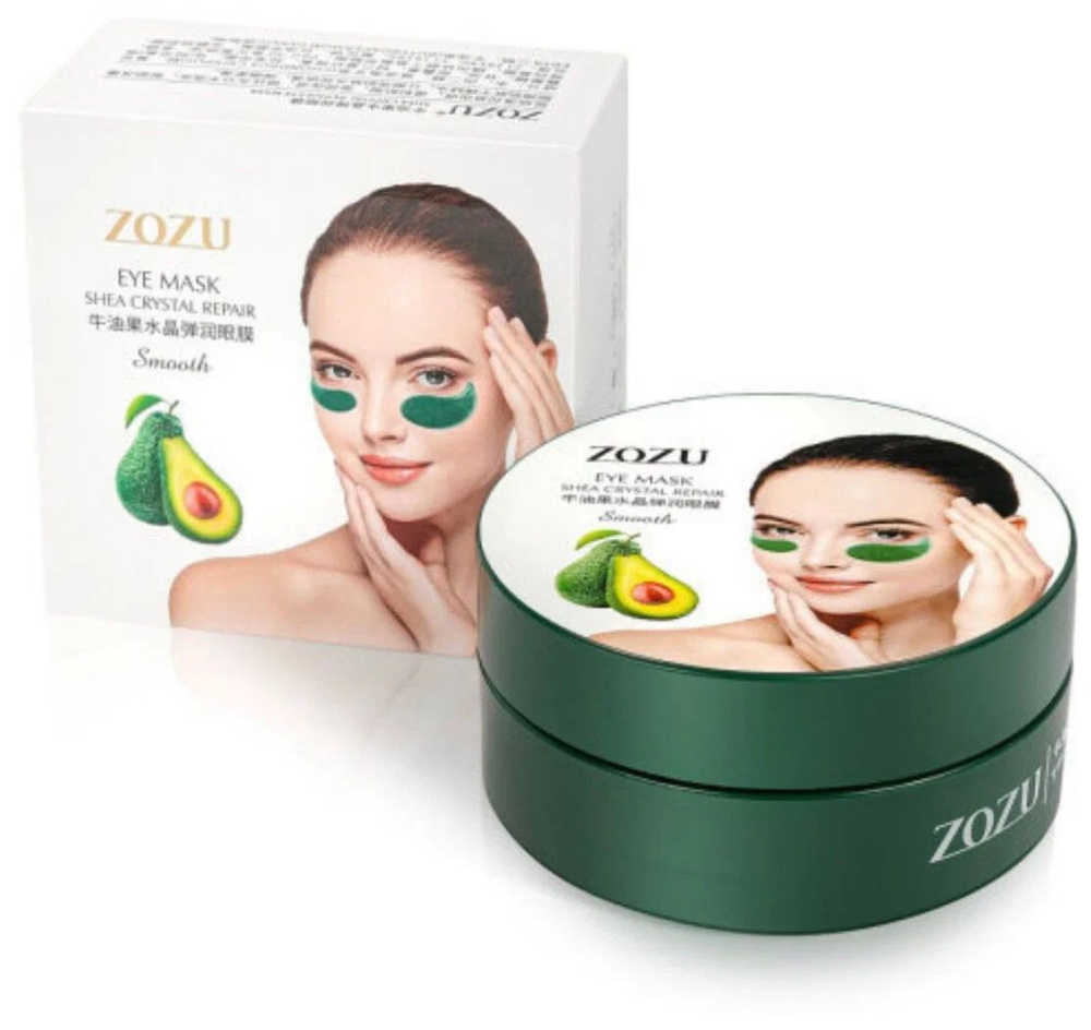 Патчи для глаз гидрогелевые от отеков антивозрастные ZOZU 60 шт / Корейская косметика  #1