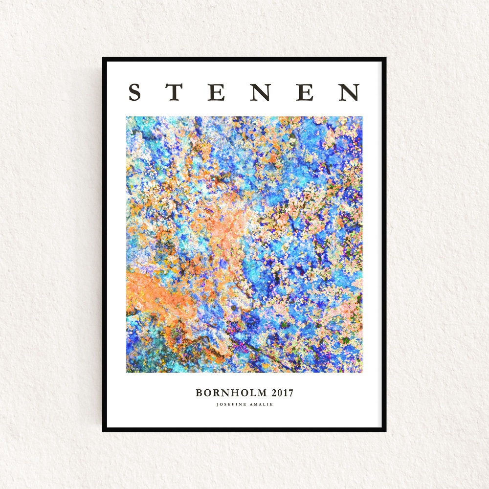 Постер "Stenen Blue" 30х40см #1