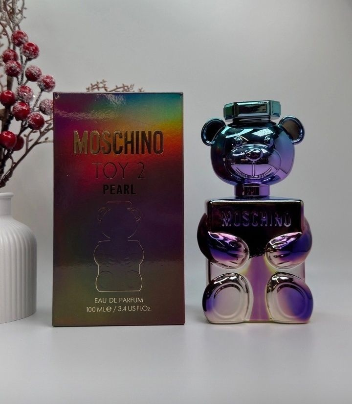 духи Moschino toy 2 фиолетовый мишка москино #1