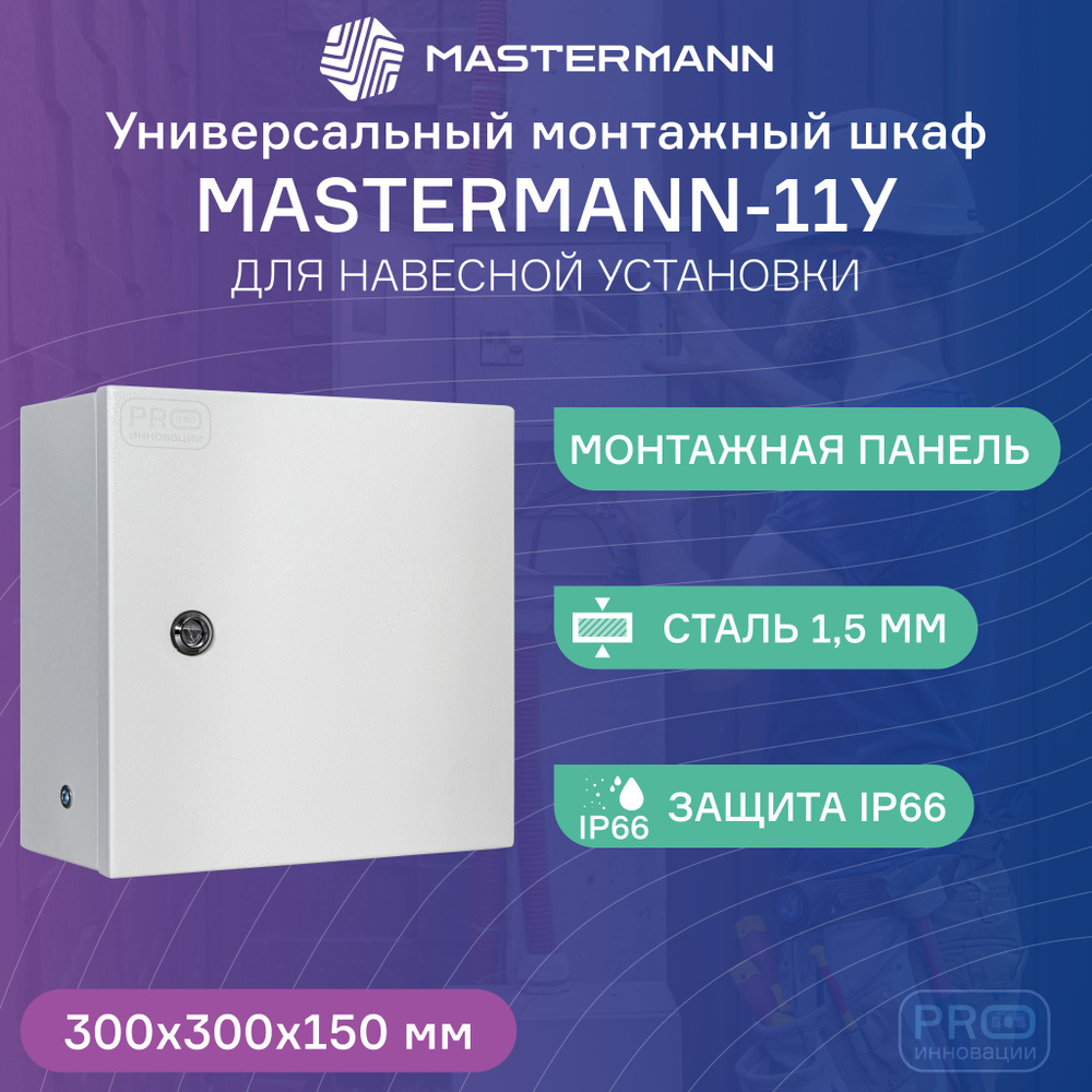 Универсальный монтажный шкаф Mastermann-11У #1