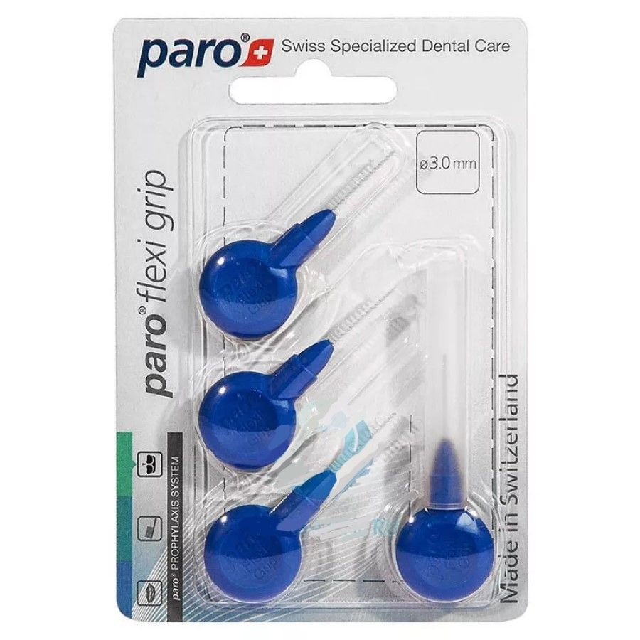 Ершики Paro Flexi Grip Blue спиралевидные 3 мм #1