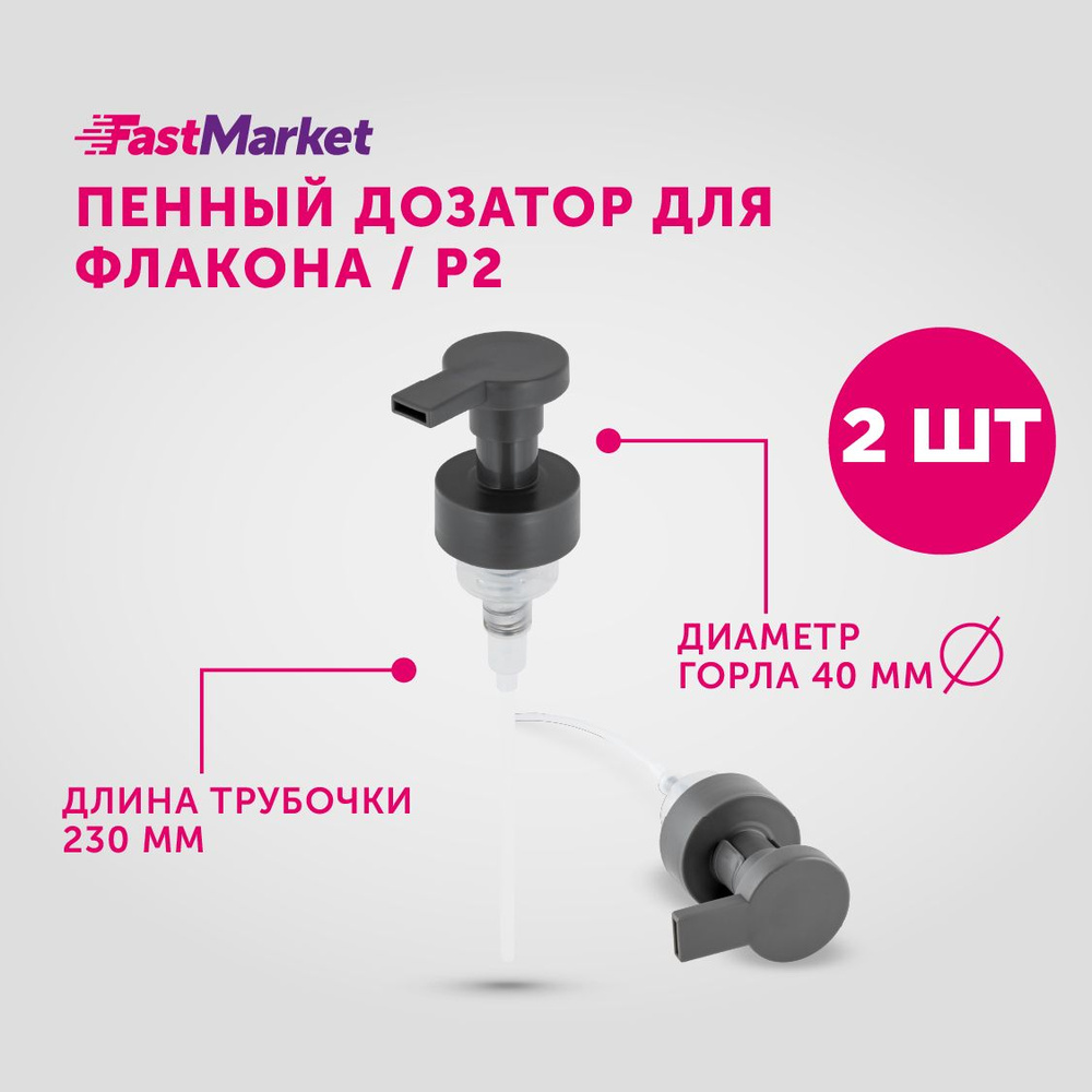 Дозатор косметический для мыла пенки, насосная помпа, FastMarket , Фастмаркет, крышка для пенного моющего #1