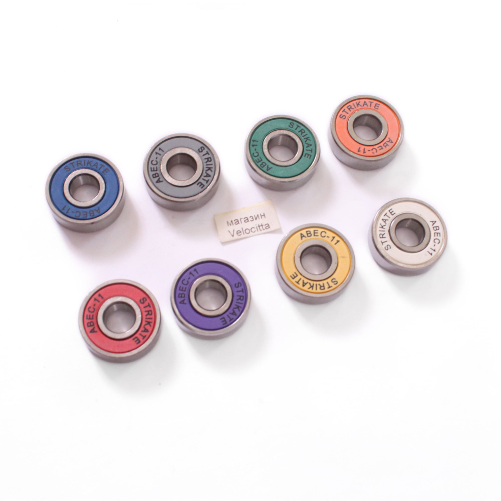 Набор для самоката/скейтборда: 8 подшипников ABEC-11 (Tuning, Multicolor), цвет: разного цвета, металлическая #1