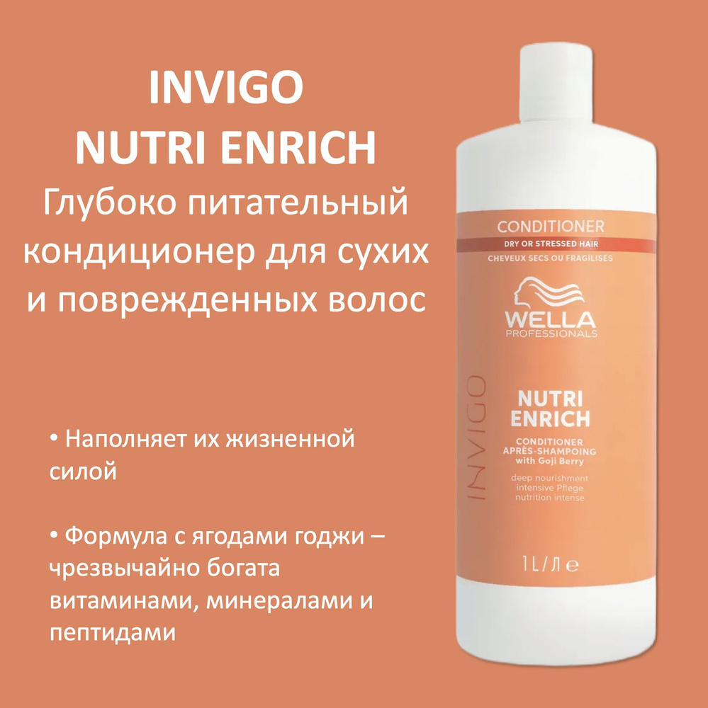 Wella Professionals Бальзам для волос питающий Invigo Nutri-Enrich 1000мл #1