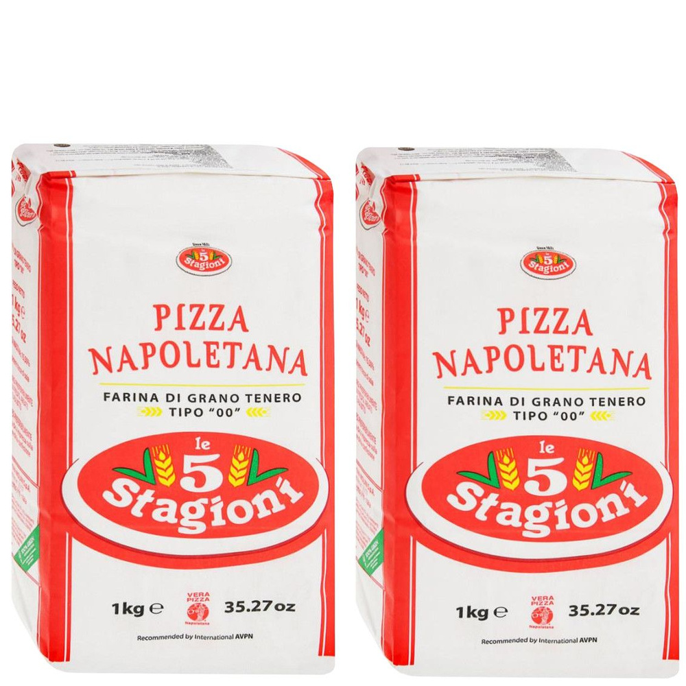 Мука Pizza Napoletana (Пицца Наполетана) Le 5 Stagioni Италия, 1 кг * 2 штуки  #1