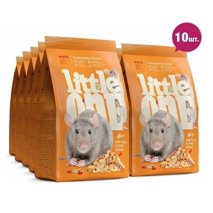 Little One Корм для крыс, 400 г х 10 штук #1