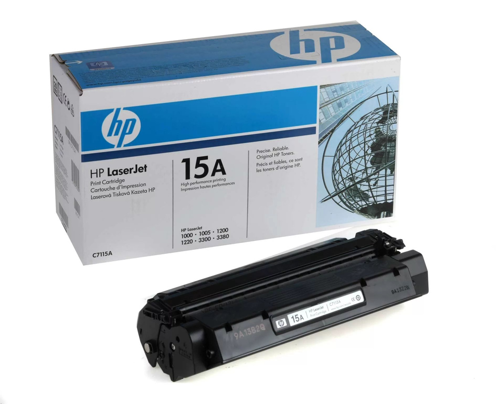 Картридж лазерный HP C7115A / 15A / 5773A002 для HP LaserJet 1000/1005/1200/12220/3300/3380  #1