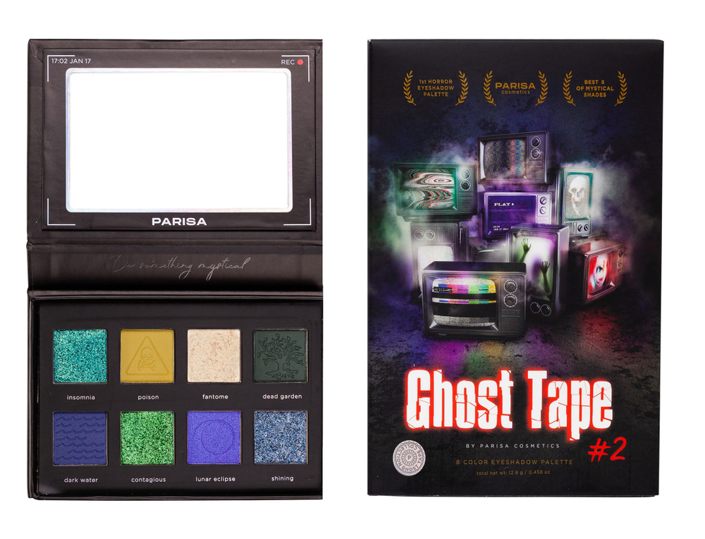 PARISA COSMETICS Палетка теней для век Ghost Tape С2308, 13 г #1