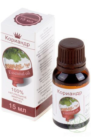 Эфирное масло КОРИАНДР, Планета Ароматов, 15 мл. #1