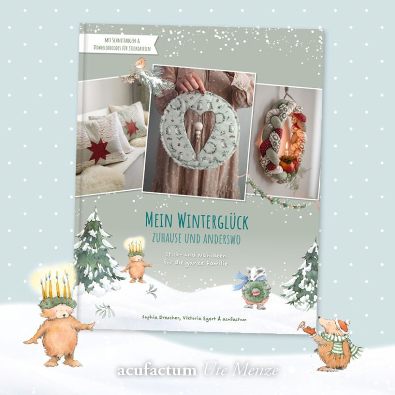 Книга "Mein Wintergluck" /Мое зимнее счастье/, Acufactum Ute Menze, K-4050 #1