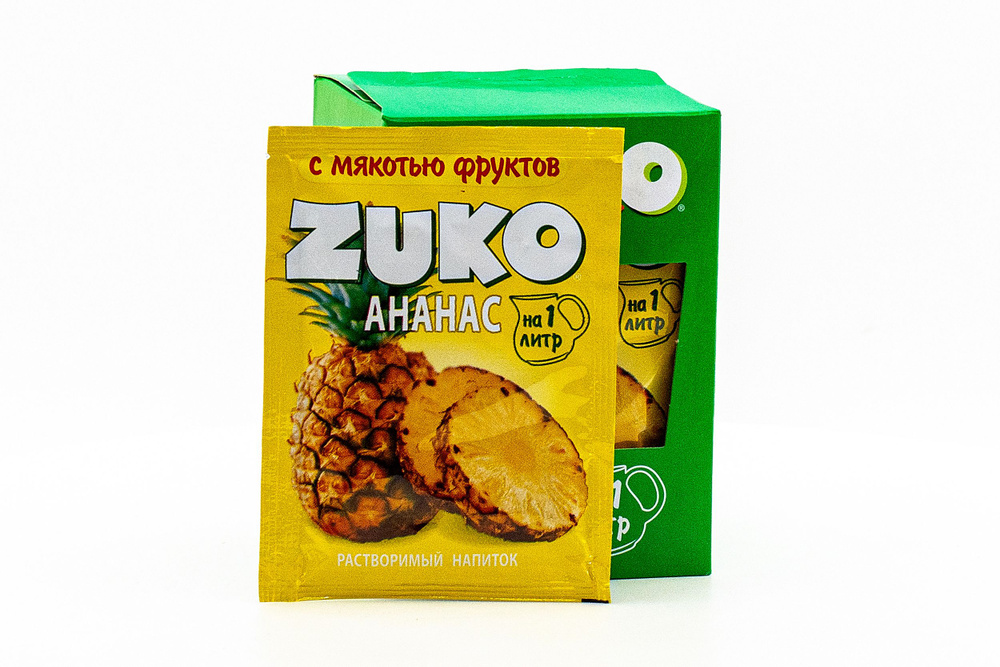 Растворимый напиток ZUKO Ананас 20 грамм Упаковка 12шт. #1