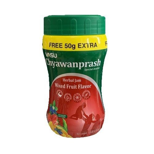 VASU Чаванпраш (джем) ФРУКТОВЫЙ МИКС / CHYAWANPRASH MIXED FRUIT FLAVOR 500 + 50 г в подарок  #1